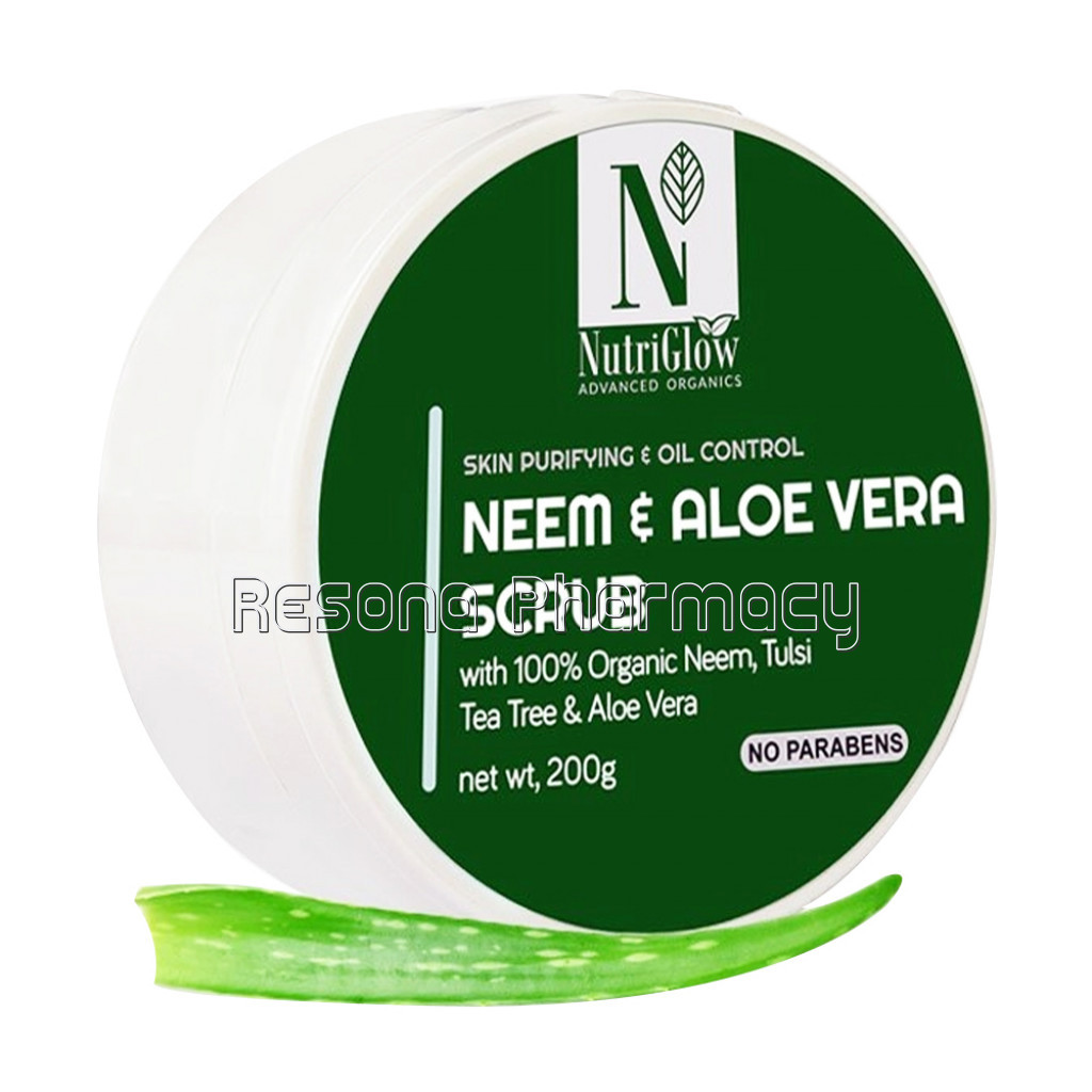 Nutriglow Advanced Organic Aloe Vera Neem Scrub