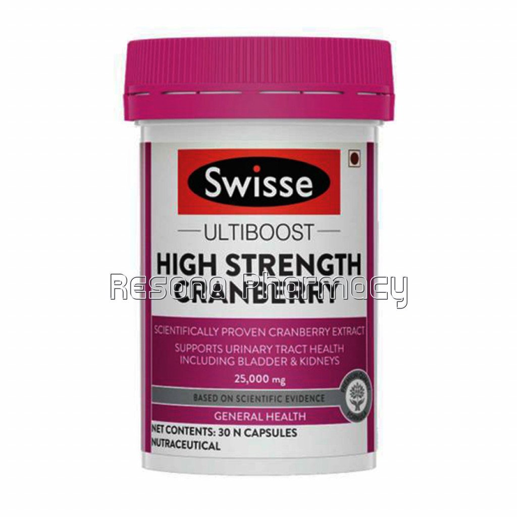 Swisse High Strength Cranberry 30 Capsules