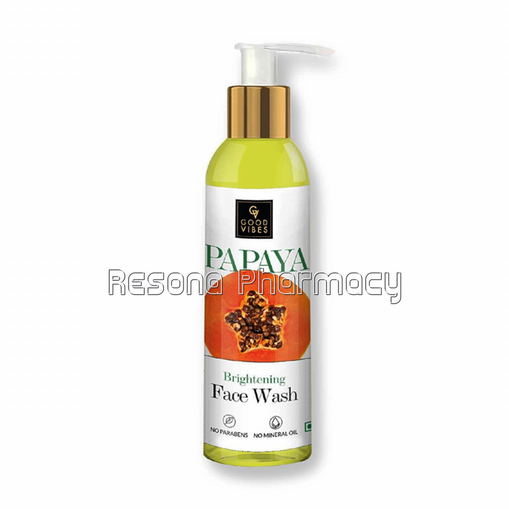 Good Vibes Brightening Face Wash   Papaya (200 Ml)