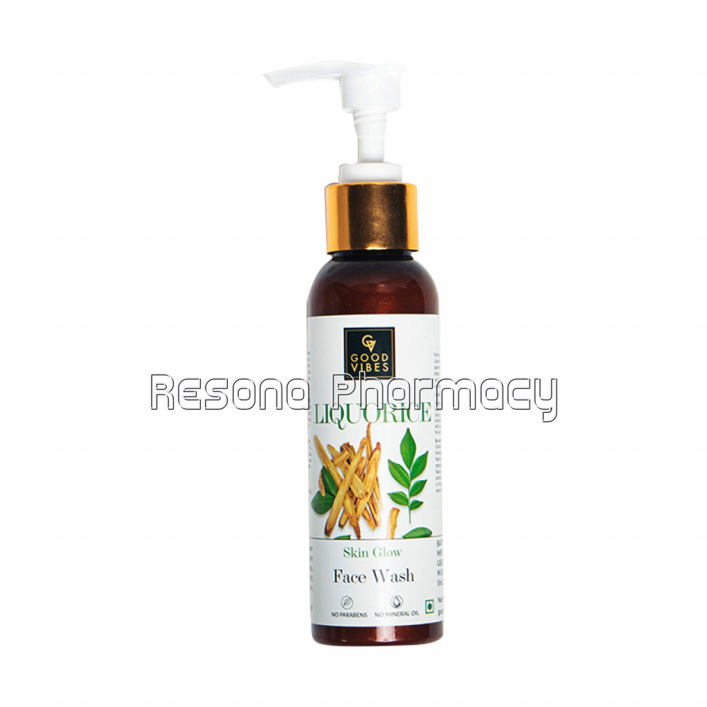 Good Vibes Liquorice Skin Glow Face Wash (120 Ml)