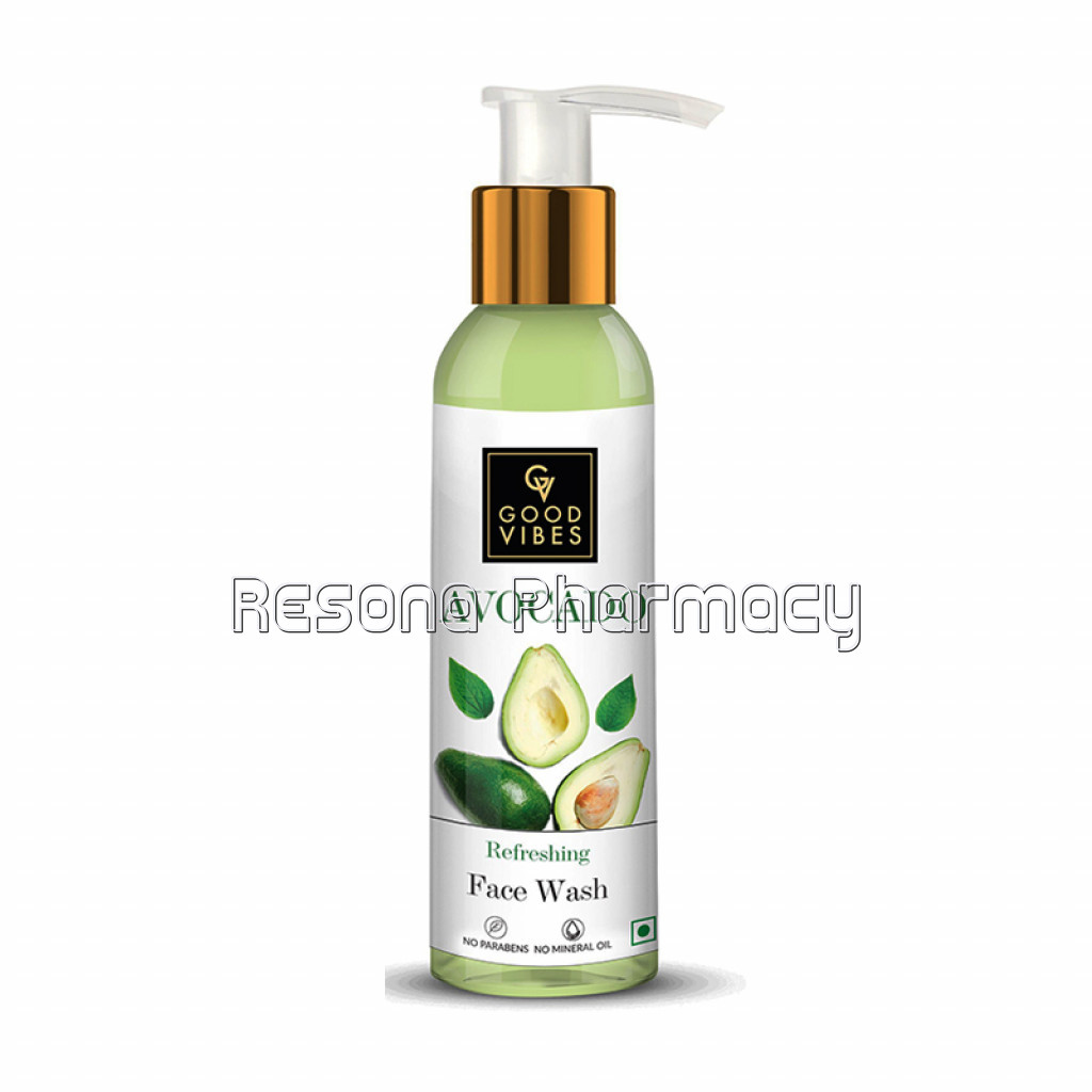 Good Vibes Refreshing Face Wash   Avocado (120 Ml)