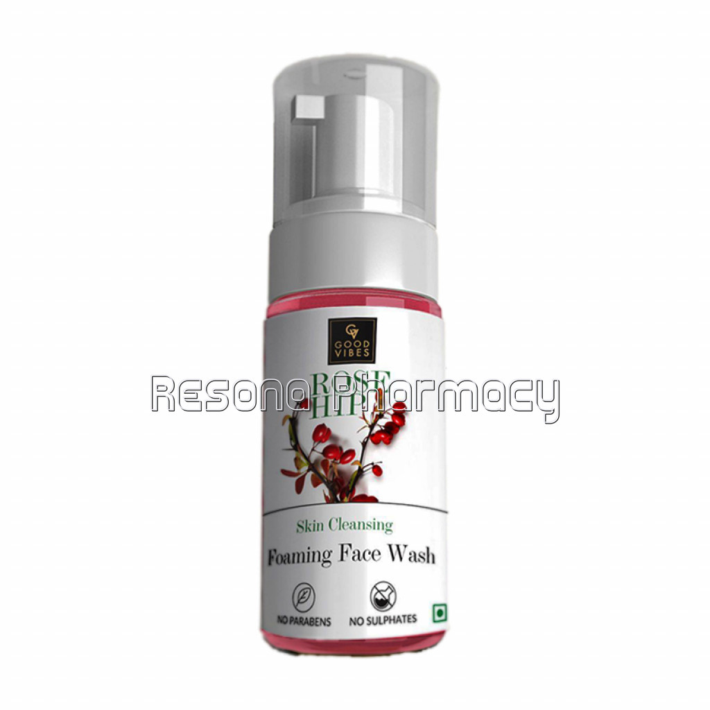 Good Vibes Skin Cleansing Foaming Face Wash   Rosehip (150 Ml)