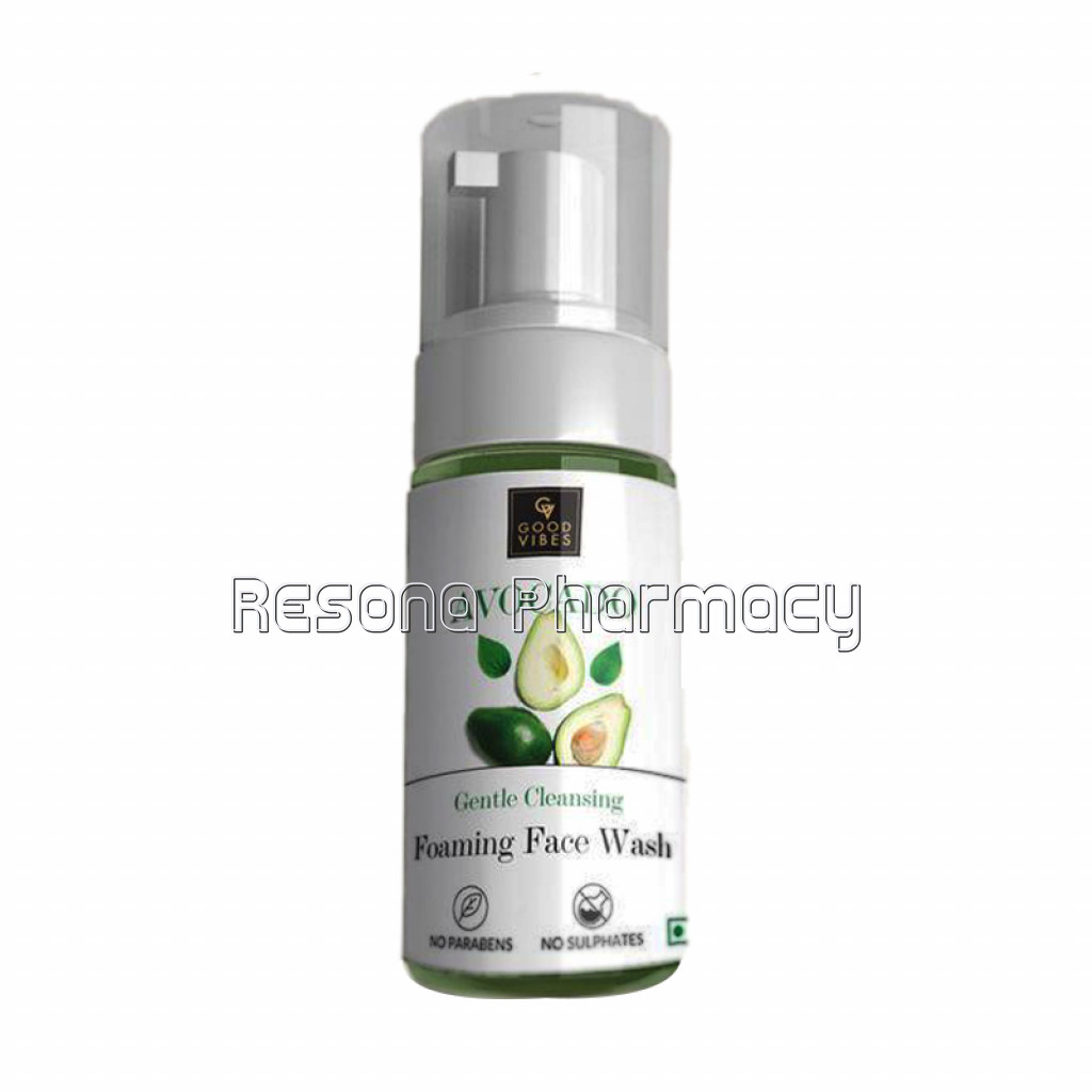 Good Vibes Gentle Cleansing Foaming Face Wash   Avocado (150 Ml)