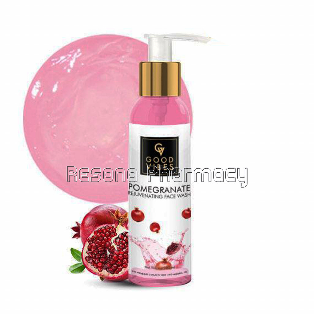 Good Vibes Rejuvenating Face Wash   Pomegranate (200 Ml)