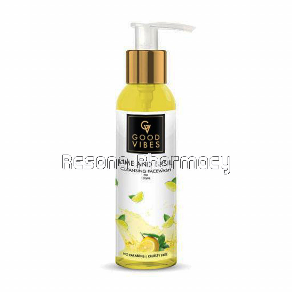 Good Vibes Cleansing Face Wash   Lime and Basil (120 Ml)