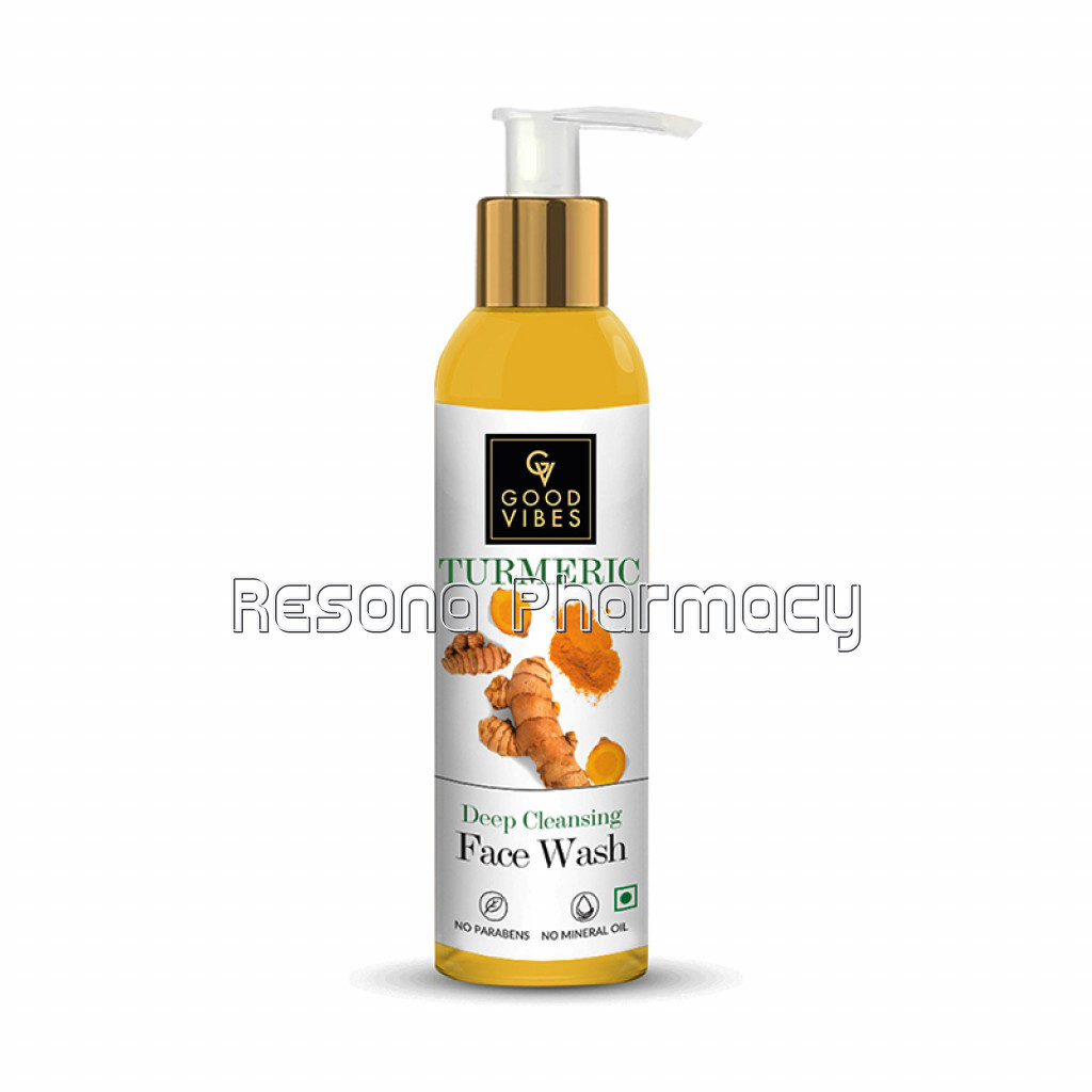 Good Vibes Turmeric Deep Cleansing Face Wash (200 Ml)