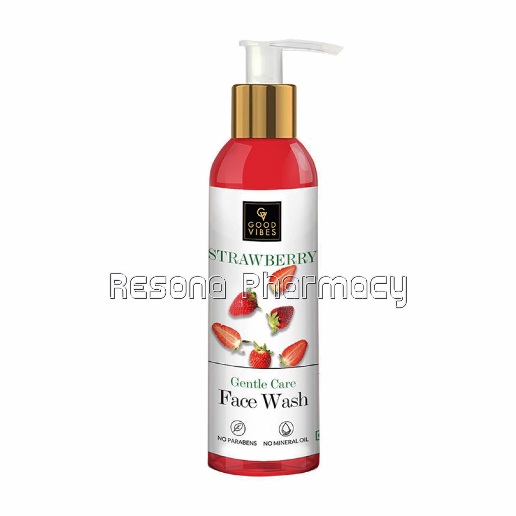Good Vibes Gentle Care Face Wash   Strawberry (200 Ml)