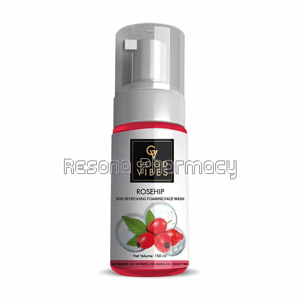Good Vibes Skin Refreshing Foaming Face Wash   Rosehip (150 Ml)