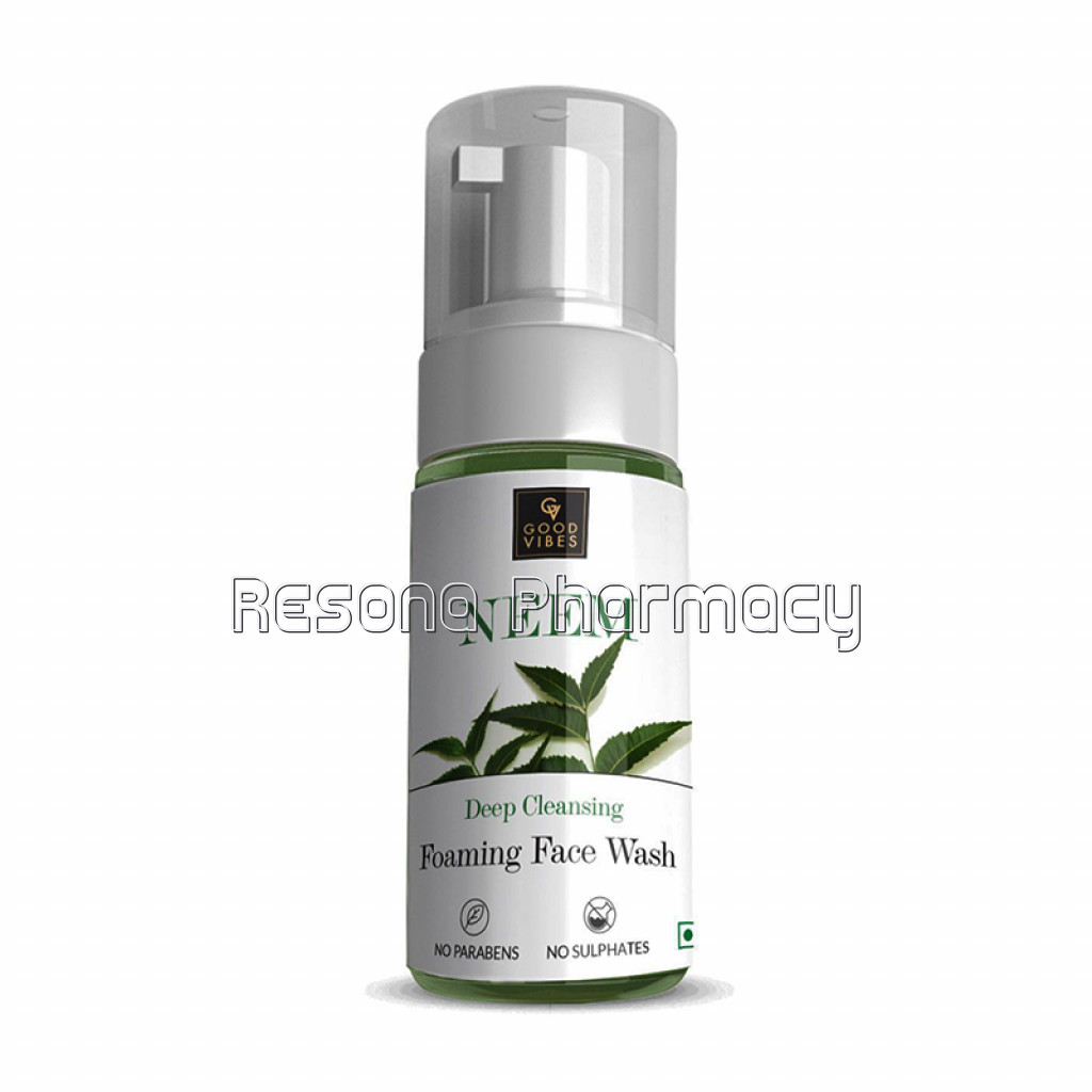 Good Vibes Deep Cleansing Foaming Face Wash   Neem (150Ml)