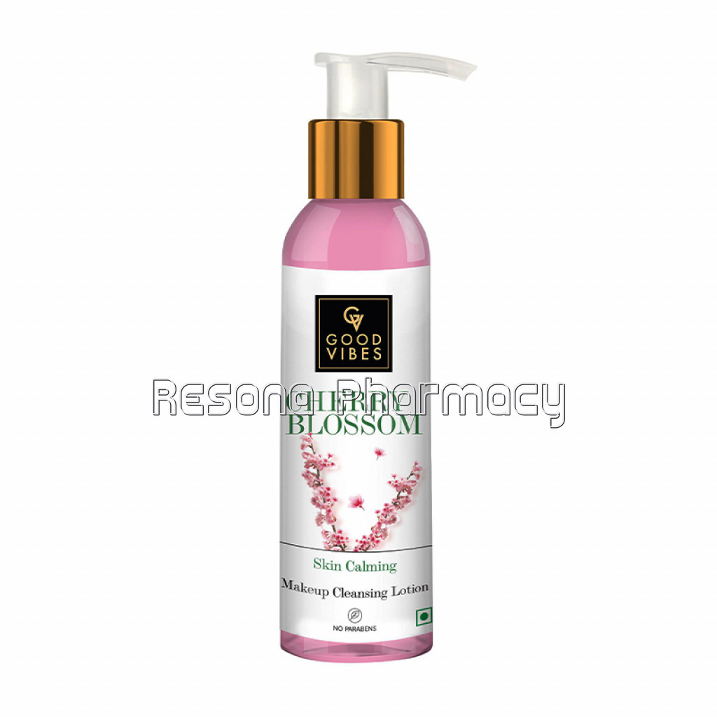 Good Vibes Skin Calming Makeup Cleansing Lotion   Cherry Blossom (120 Ml)