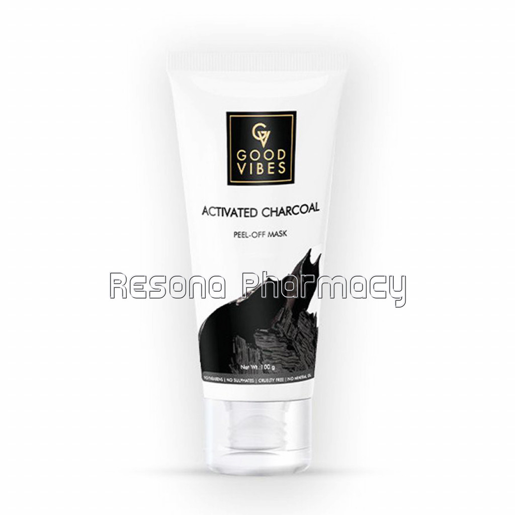 Good Vibes Peel Off Mask   Activated Charcoal (100 Gm)