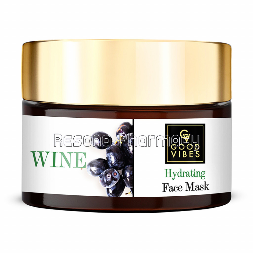 Good Vibes Wine Hydrating Face Mask (50 G)