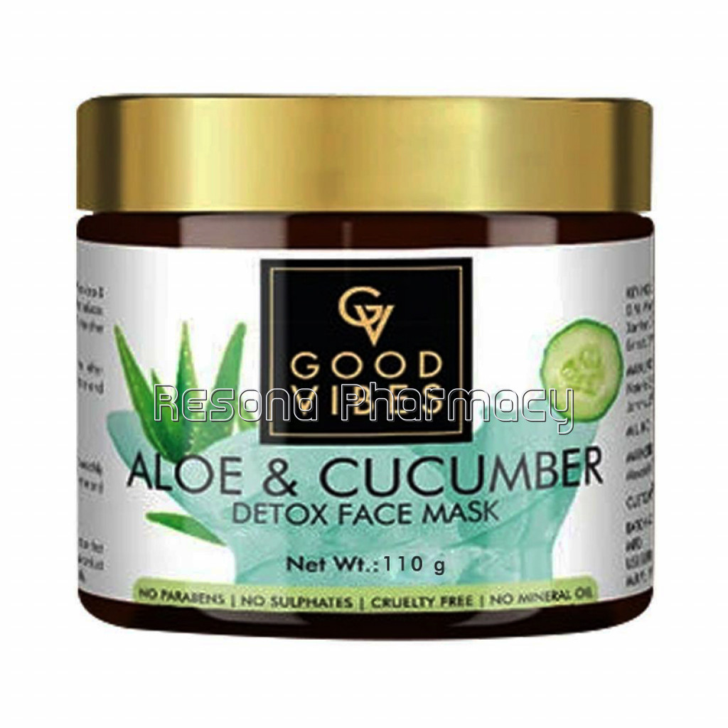 Good Vibes Detox Face Mask   Aloe and Cucumber (110 G)