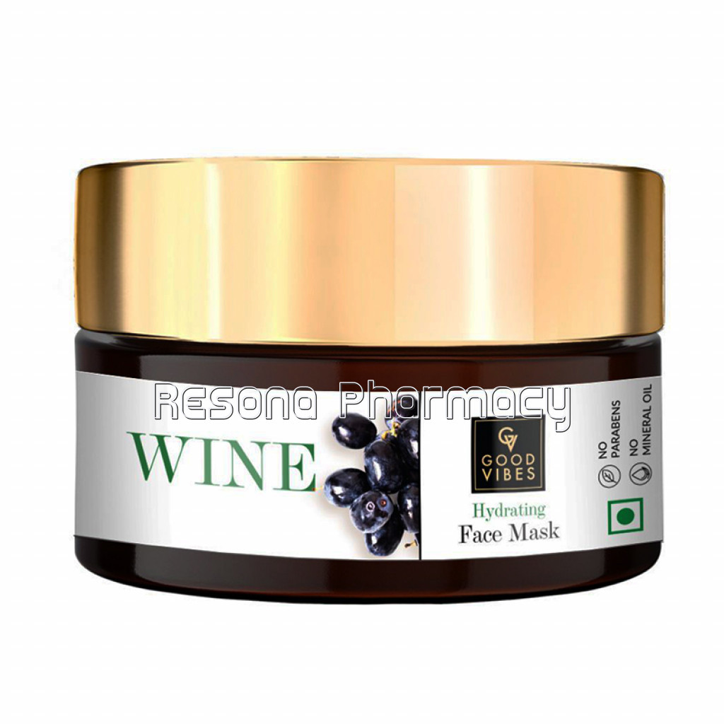 Good Vibes Wine Hydrating Face Mask (100 G)