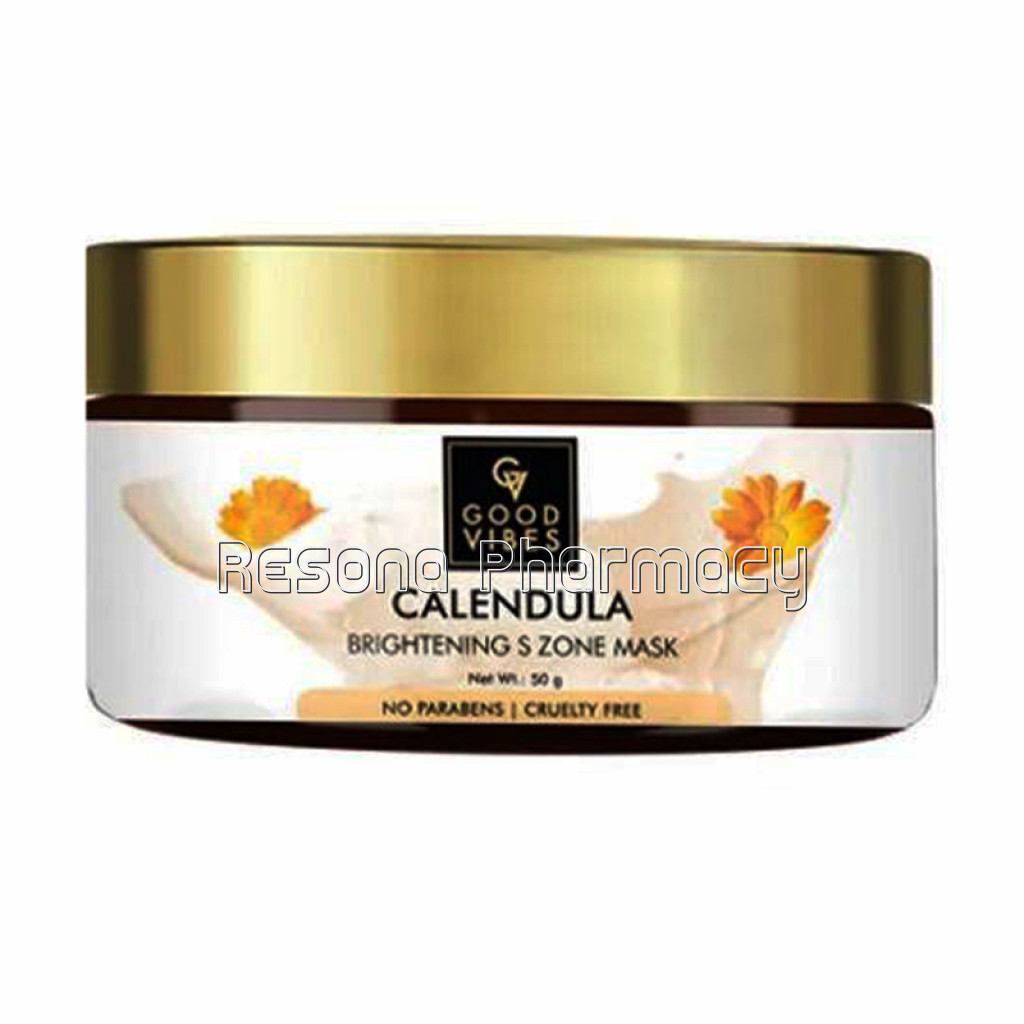 Good Vibes Brightening S Zone Mask   Calendula (50 Gm)