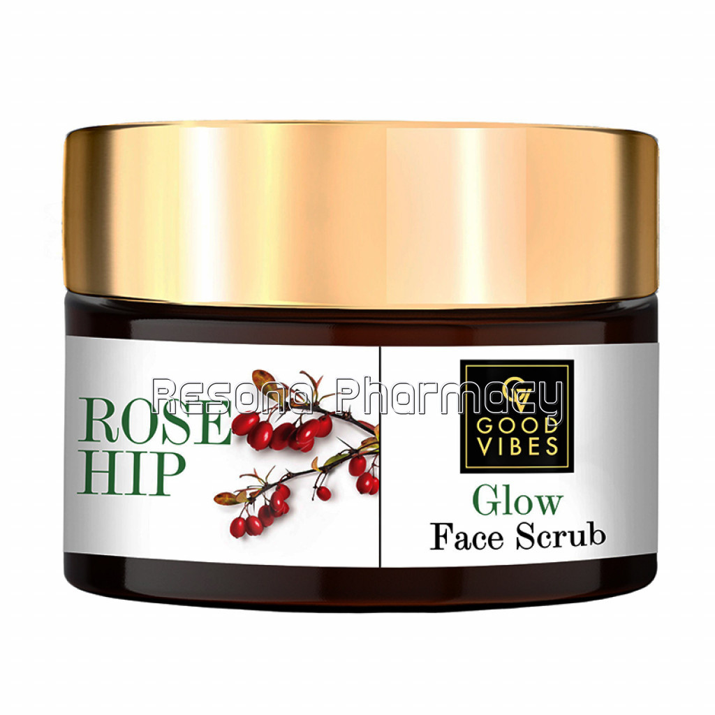 Good Vibes Skin Glow Face Scrub   Rosehip (50 G)