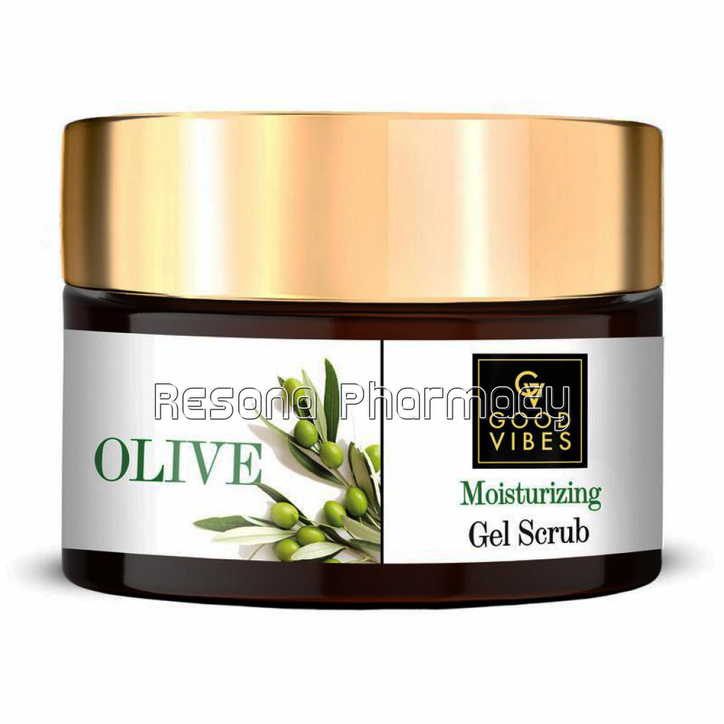 Good Vibes Moisturizing Gel Scrub   Olive (50 G)