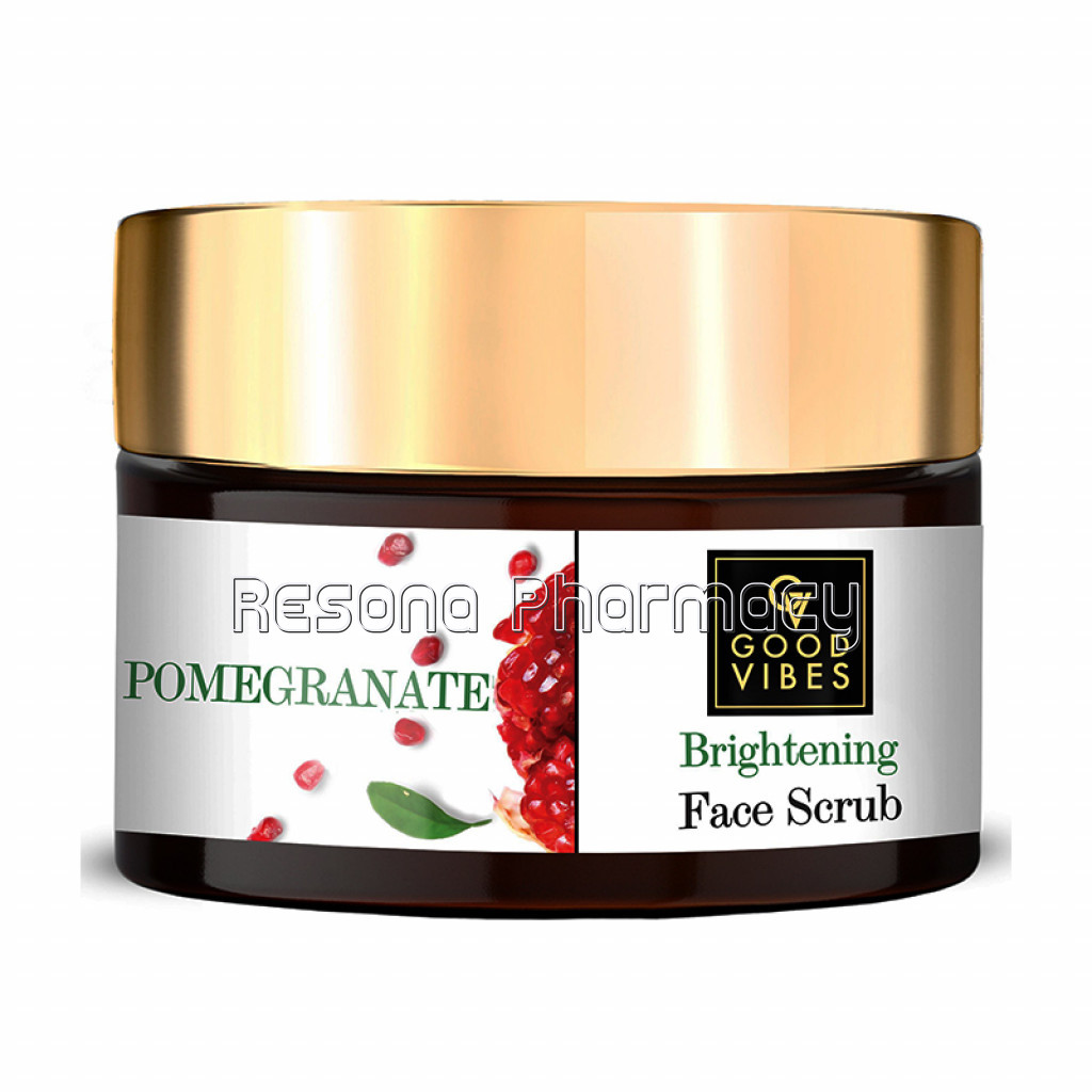 Good Vibes Brightening Face Scrub   Pomegranate (50 G)