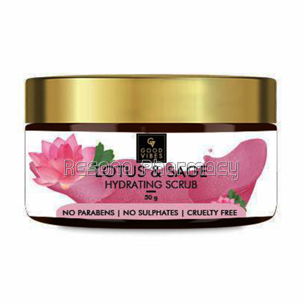 Good Vibes Hydrating Face Scrub   Lotus and Sage (50 Gm)