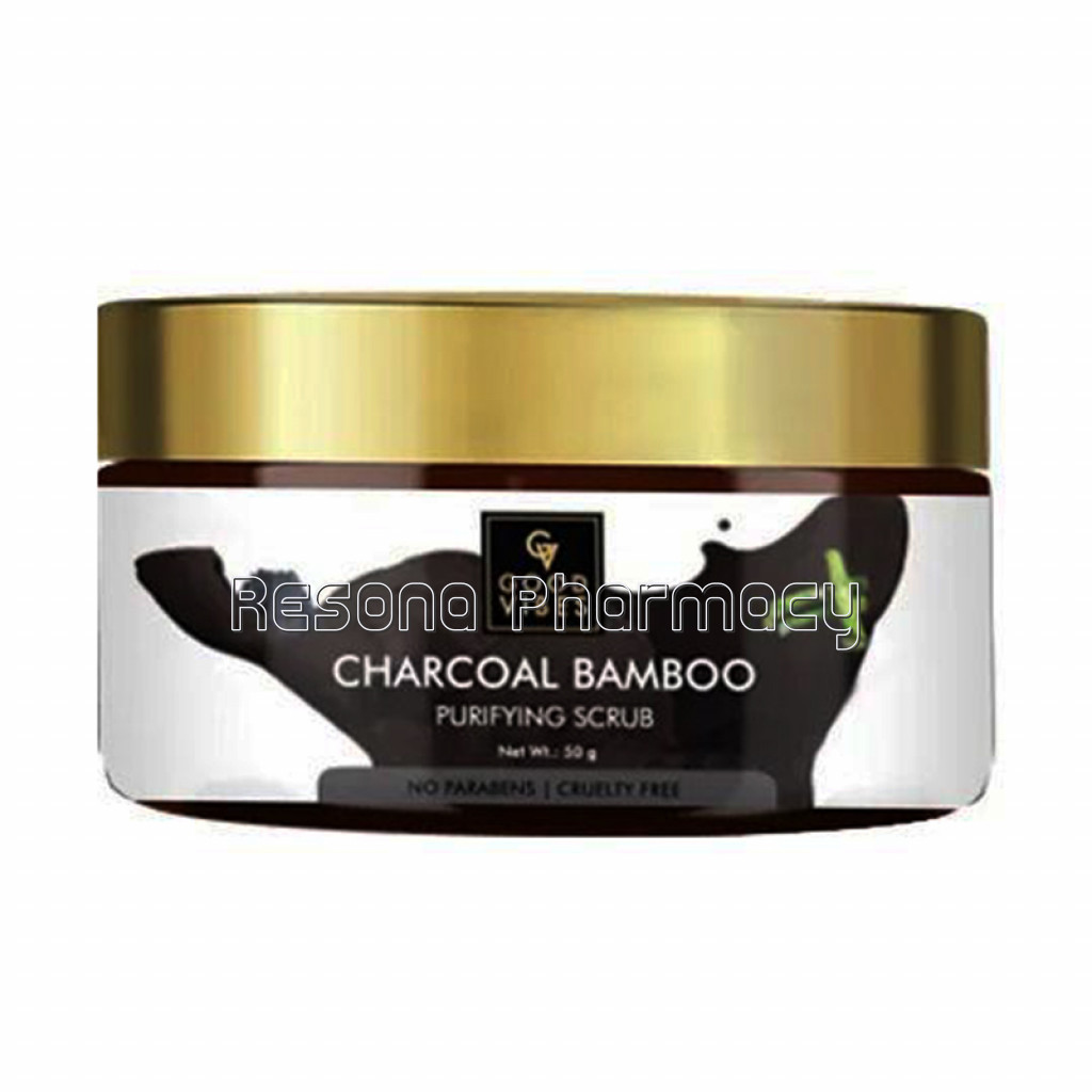 Good Vibes Purifying Scrub   Charcoal Bamboo (50 Gm)