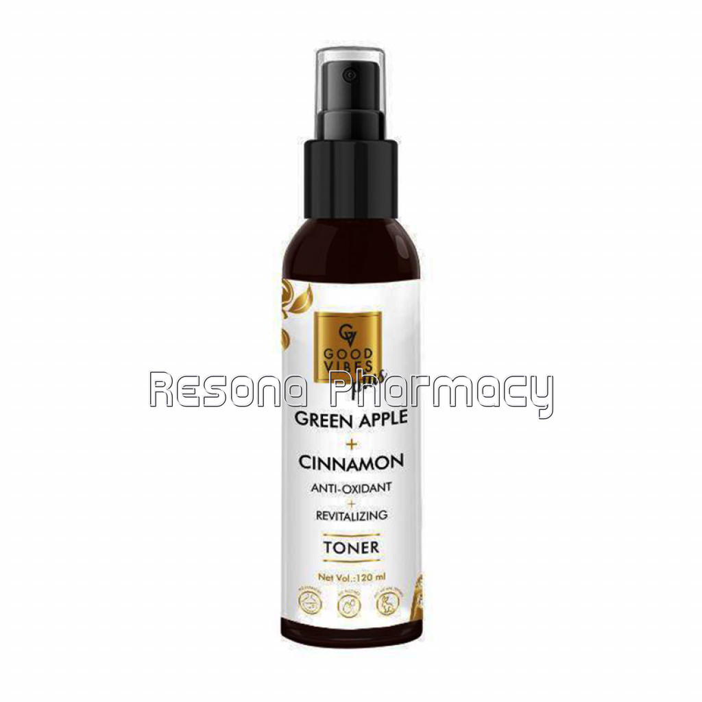 Good Vibes Plus Anti  Oxidant Plus Revitalizing Toner   Green Apple Plus Cinnamon (120 Ml)
