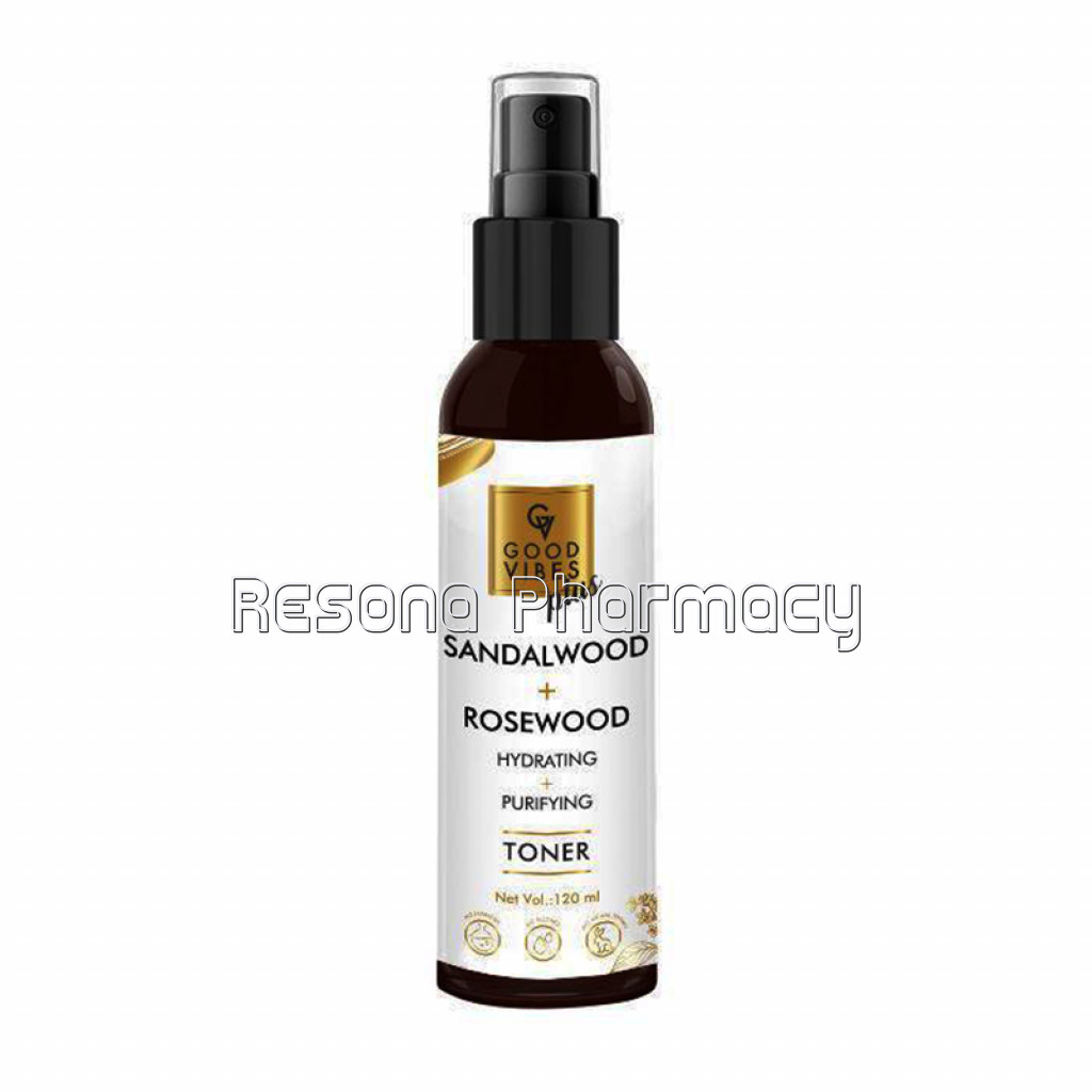 Good Vibes Plus Toner   Sandalwood Plus Rosewood (120 Ml)