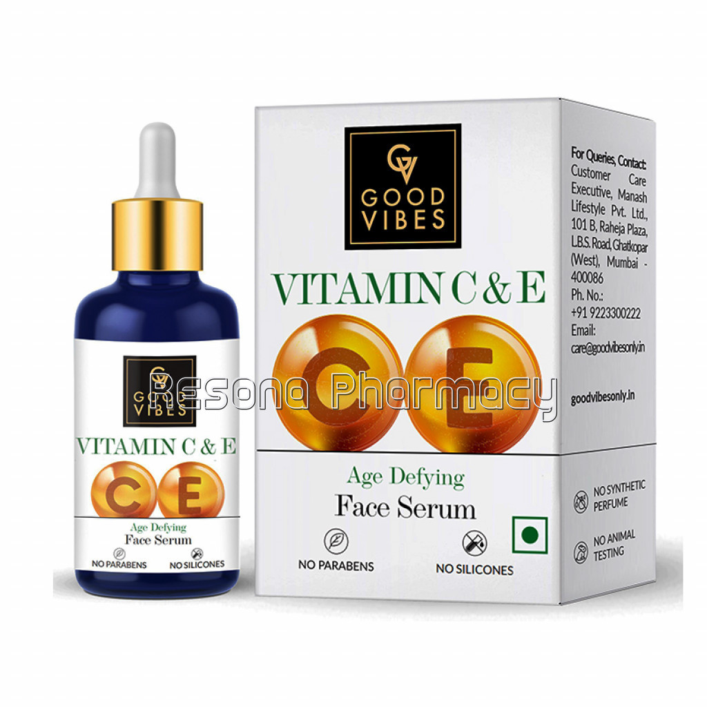Good Vibes Vitamin C and Vitamin E Age Defying Face Serum (30 Ml)