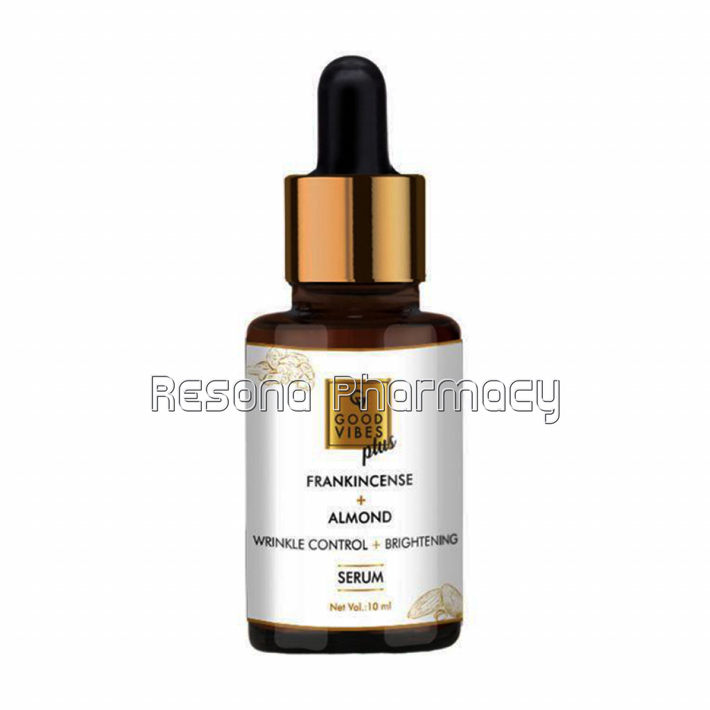 Good Vibes Plus Frankincense Plus Almond Wrinkle Control Plus Brightening Serum (10 Ml)