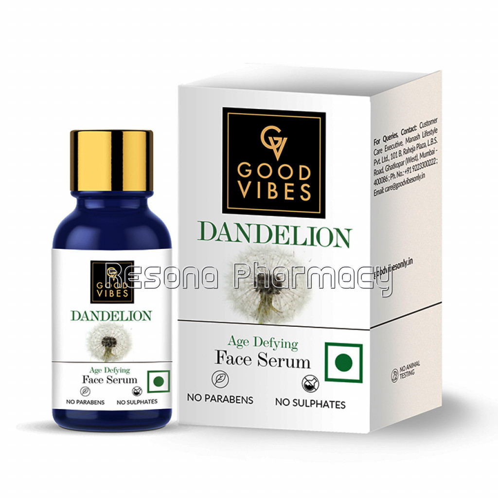 Good Vibes Dandelion Age Defying Face Serum (10 Ml)