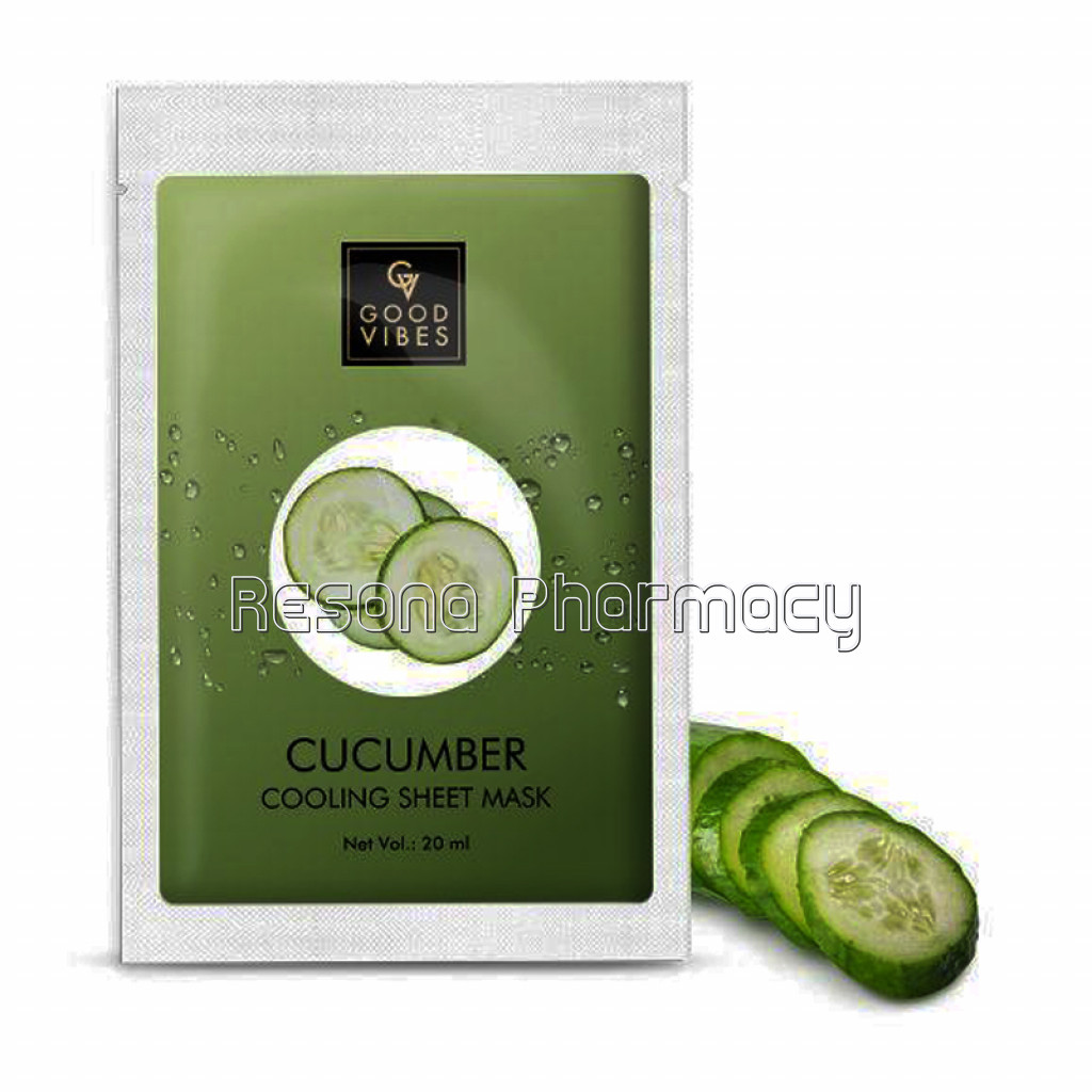 Good Vibes Cooling Sheet Mask   Cucumber (20 Ml)