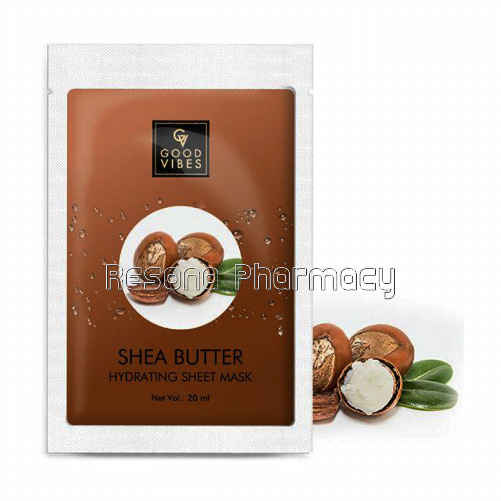 Good Vibes Hydrating Sheet Mask   Shea Butter (20 Ml)