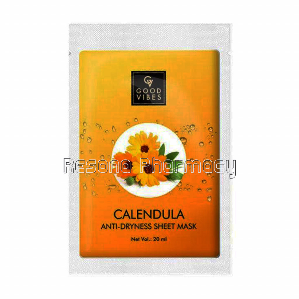 Good Vibes Anti Dryness Sheet Mask   Calendula (20 Ml)