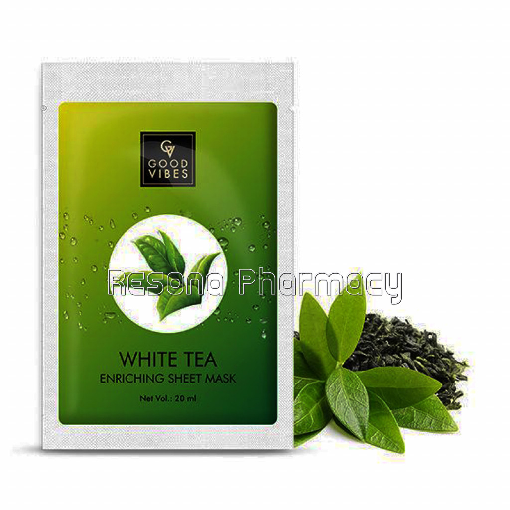 Good Vibes Enriching Sheet Mask   White Tea (20 Ml)