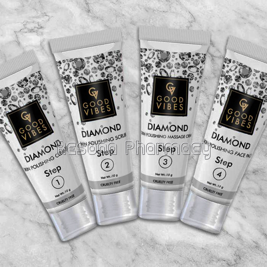 Good Vibes Skin Polishing Facial Kit   Diamond (40 Gm)