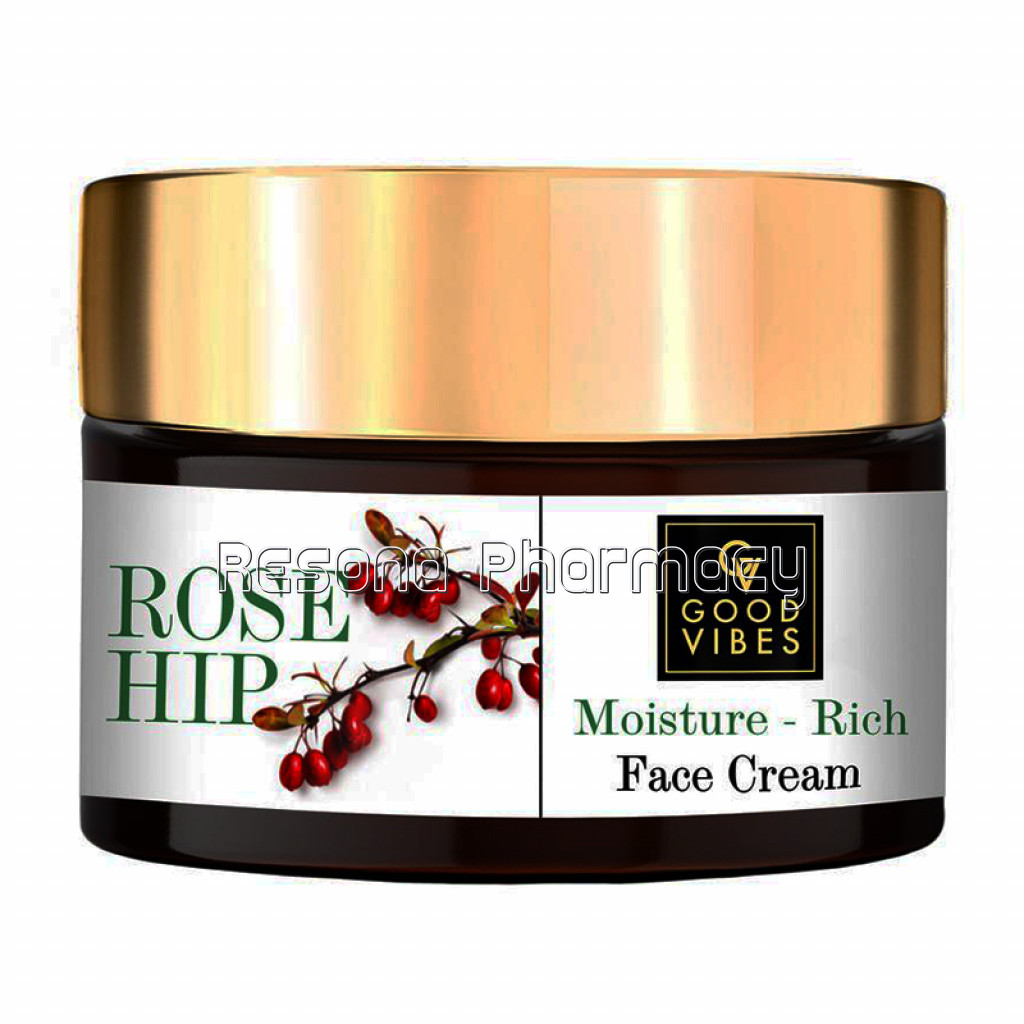 Good Vibes Moisture   Rich Face Cream   Rosehip (50 G)