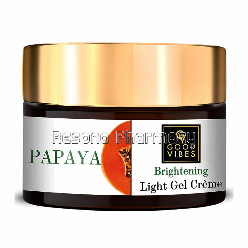 Good Vibes Papaya Brightening Light Gel Cream (50 G)