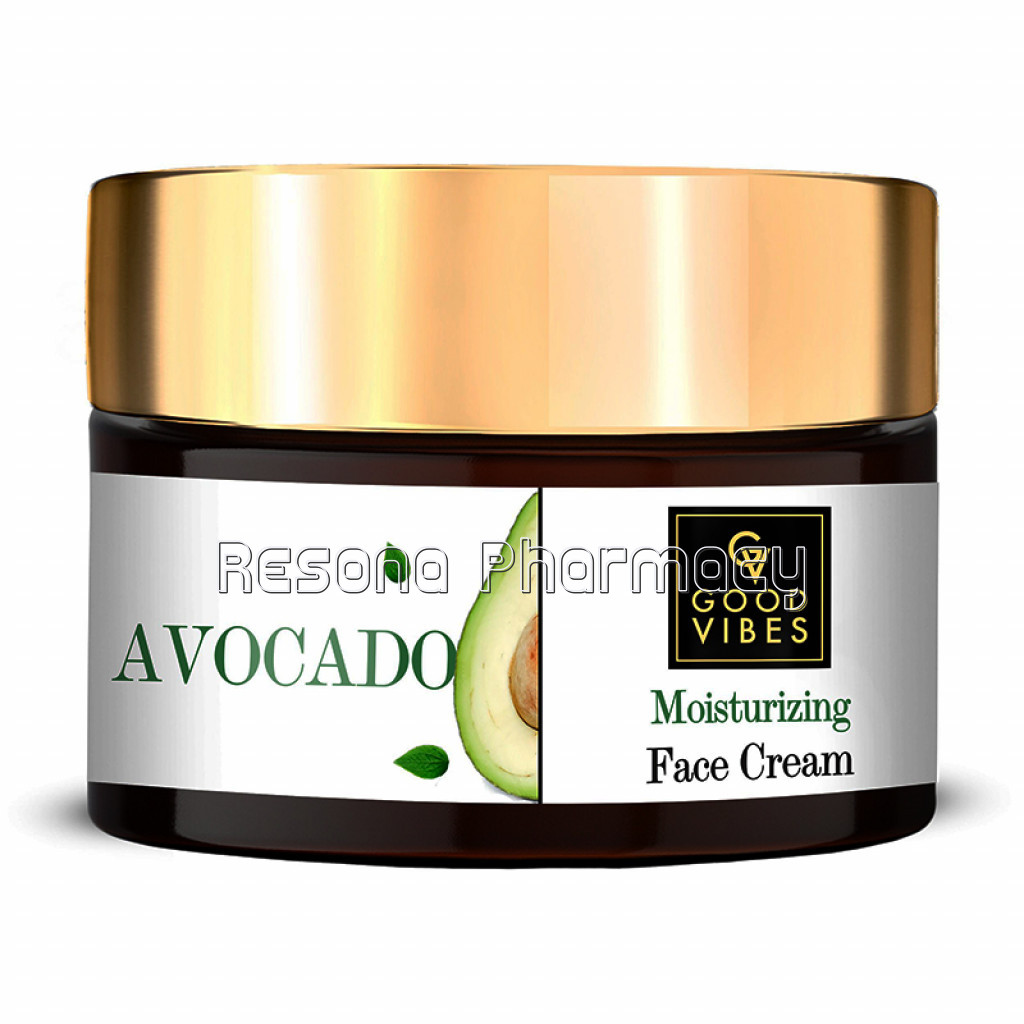 Good Vibes Moisturizing Face Cream   Avocado (50 G)