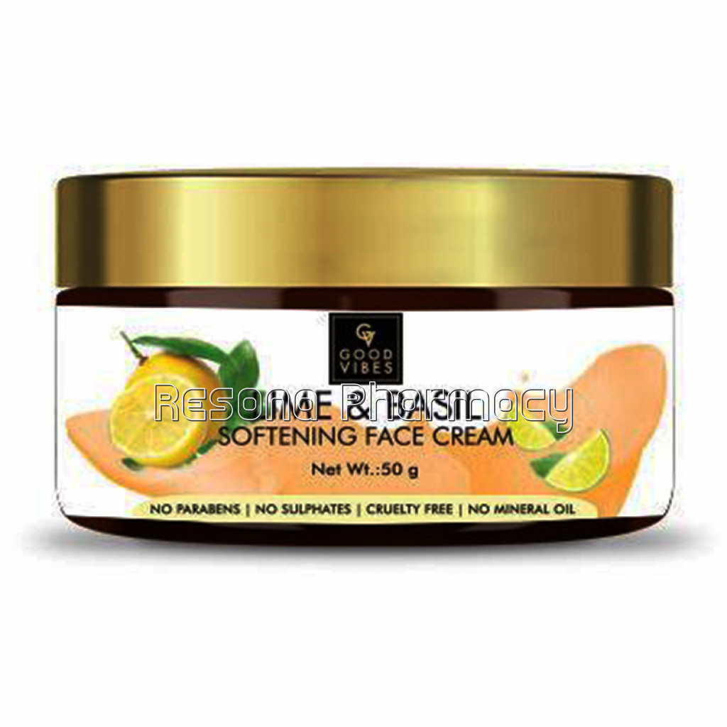 Good Vibes Softening Face Cream   Lime And Basil (50 Gm)