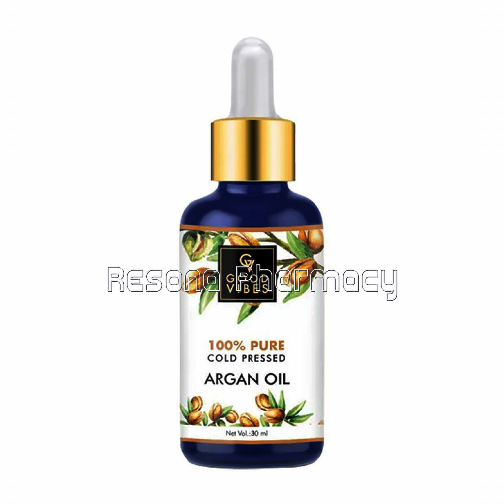 Good Vibes 100%Pure Argan Coldpressed Carrier Oil (30 Ml)