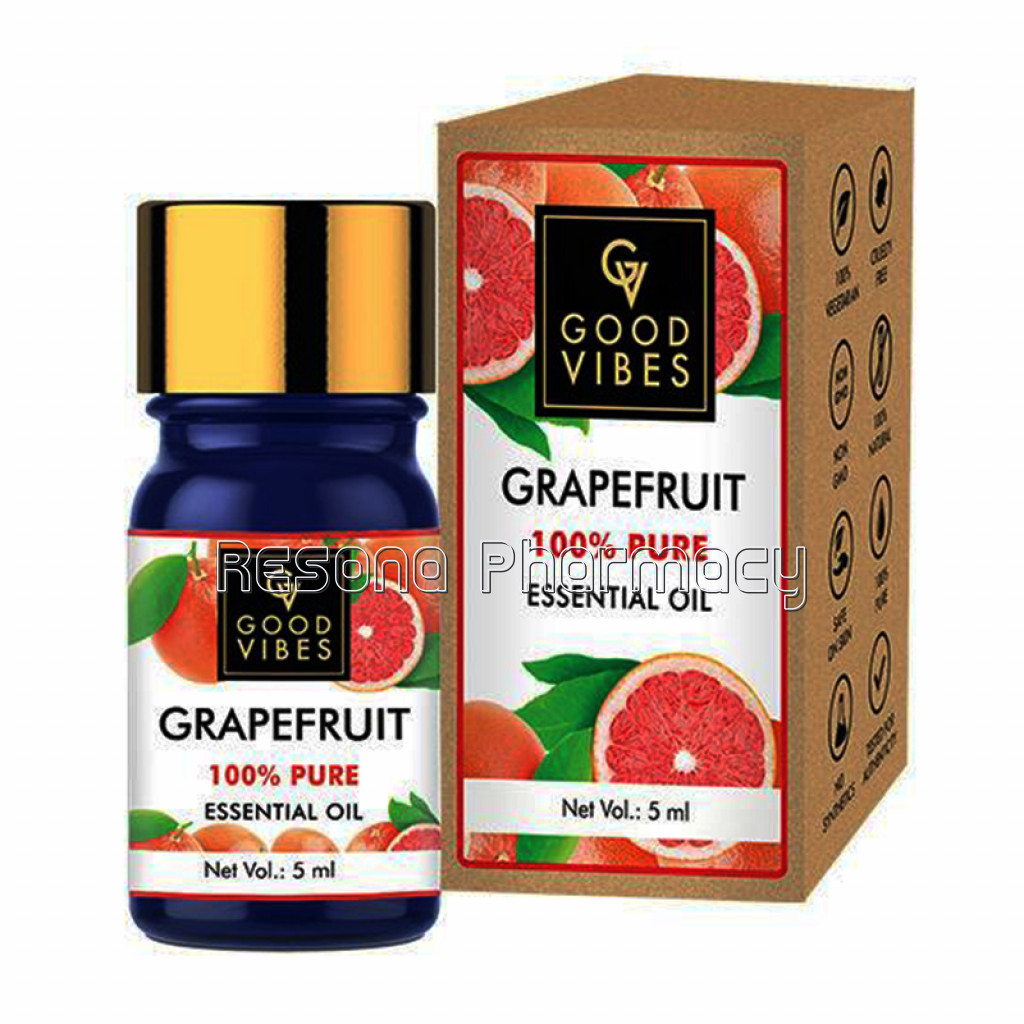 Good Vibes 100% Pure Essential Oil   Grapefruit (5 Ml)