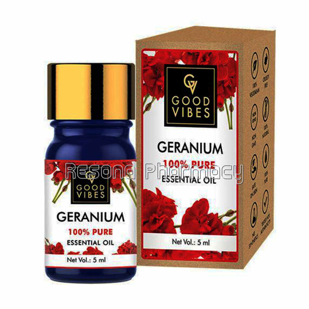 Good Vibes 100% Pure Essential Oil   Geranium (5 Ml)