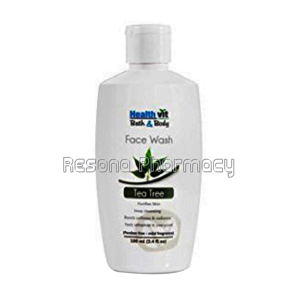 Healthvit Bath and Body Tea Tree Face Wash | 100Ml