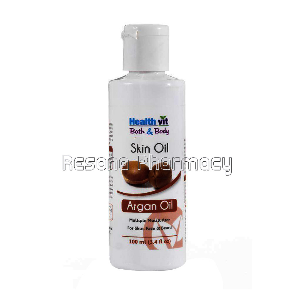 Healthvit Bath and Body Nourishing Argan Skin Oil | 100Ml