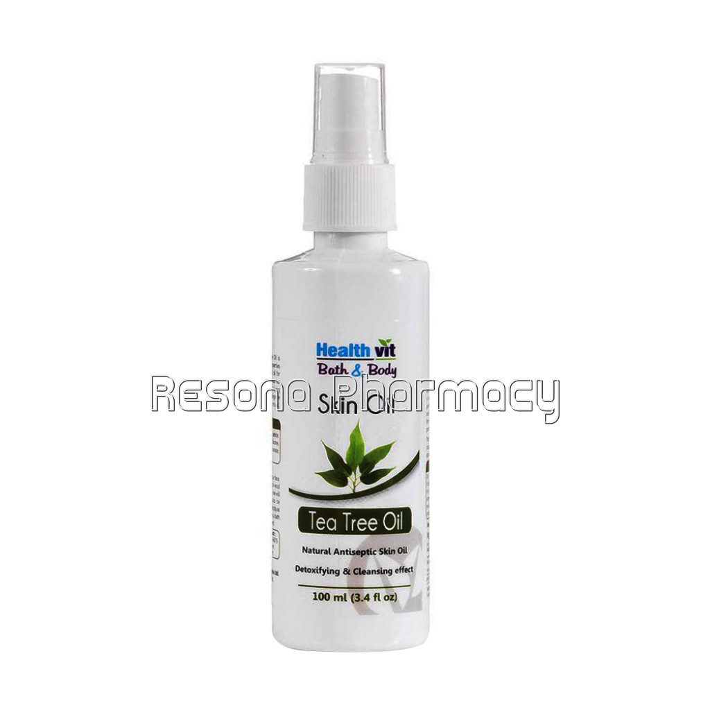 Healthvit Bath and Body Tea Tree Skin Oil | 100Ml