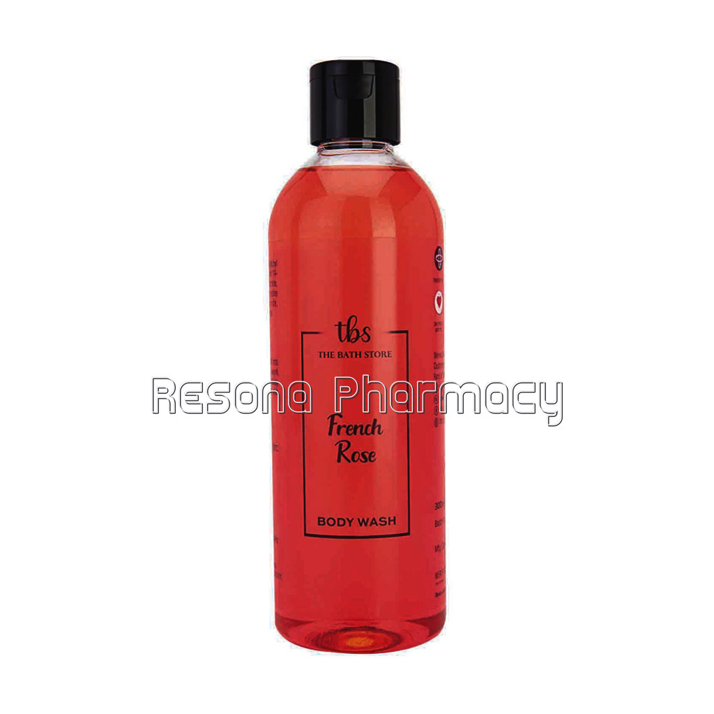 The Bath Store French Rose Body Wash With NaturalIngredients, Moisturizing Body Wash For All Skin Type   300 Ml