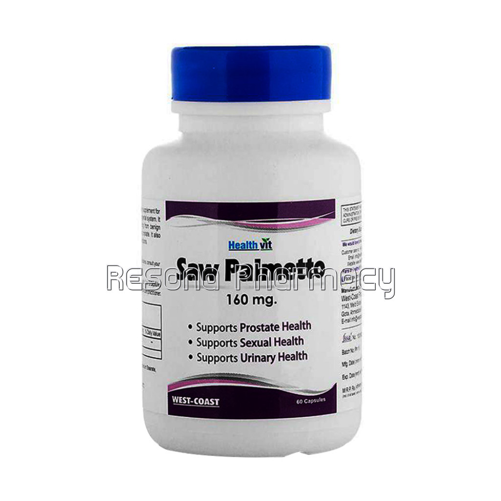 Healthvit Pure Saw Palmetto Serenoa Repens Extract 160Mg