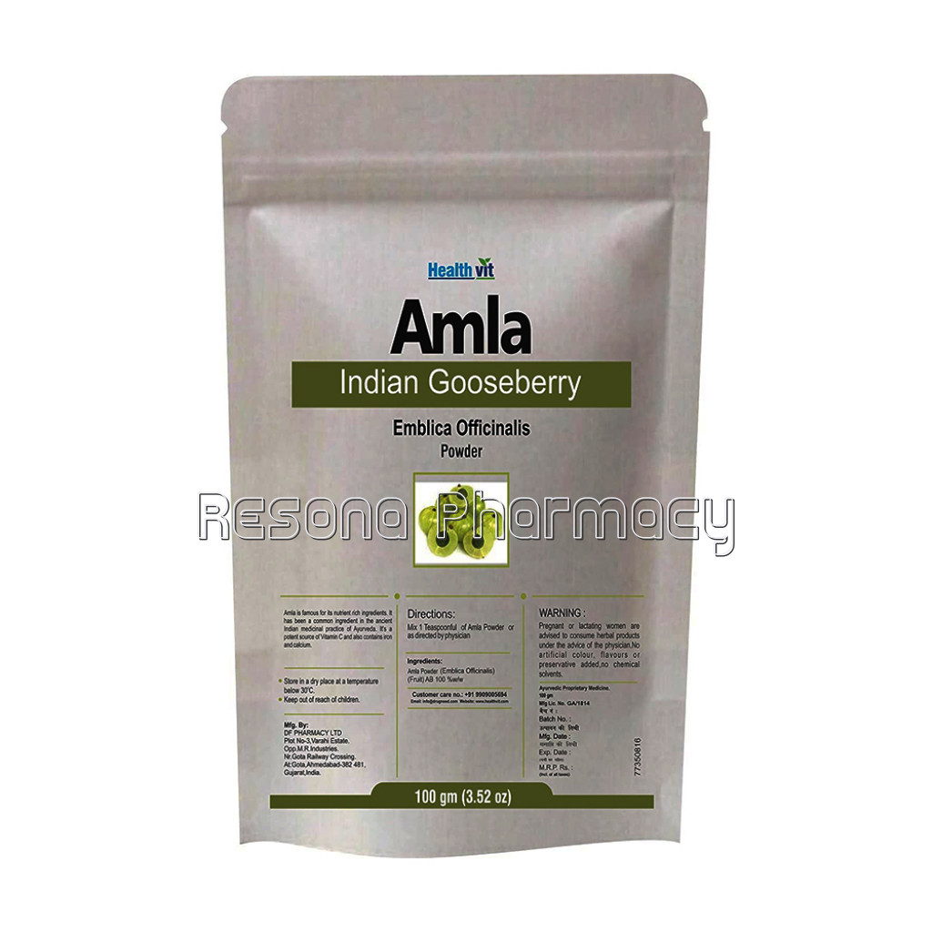 Healthvit NaturalAmla (Emblica Officil'S) Powder 100G