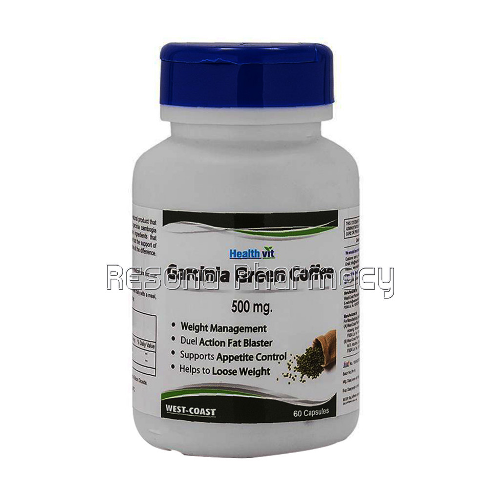 Healthvit Garcinia Cambogia Green Coffee 500Mg Extract
