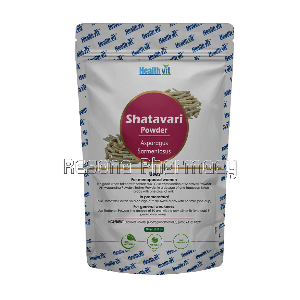 Healthvit NaturalShatavari (Asparagus Sarmentosus) Powder 100G