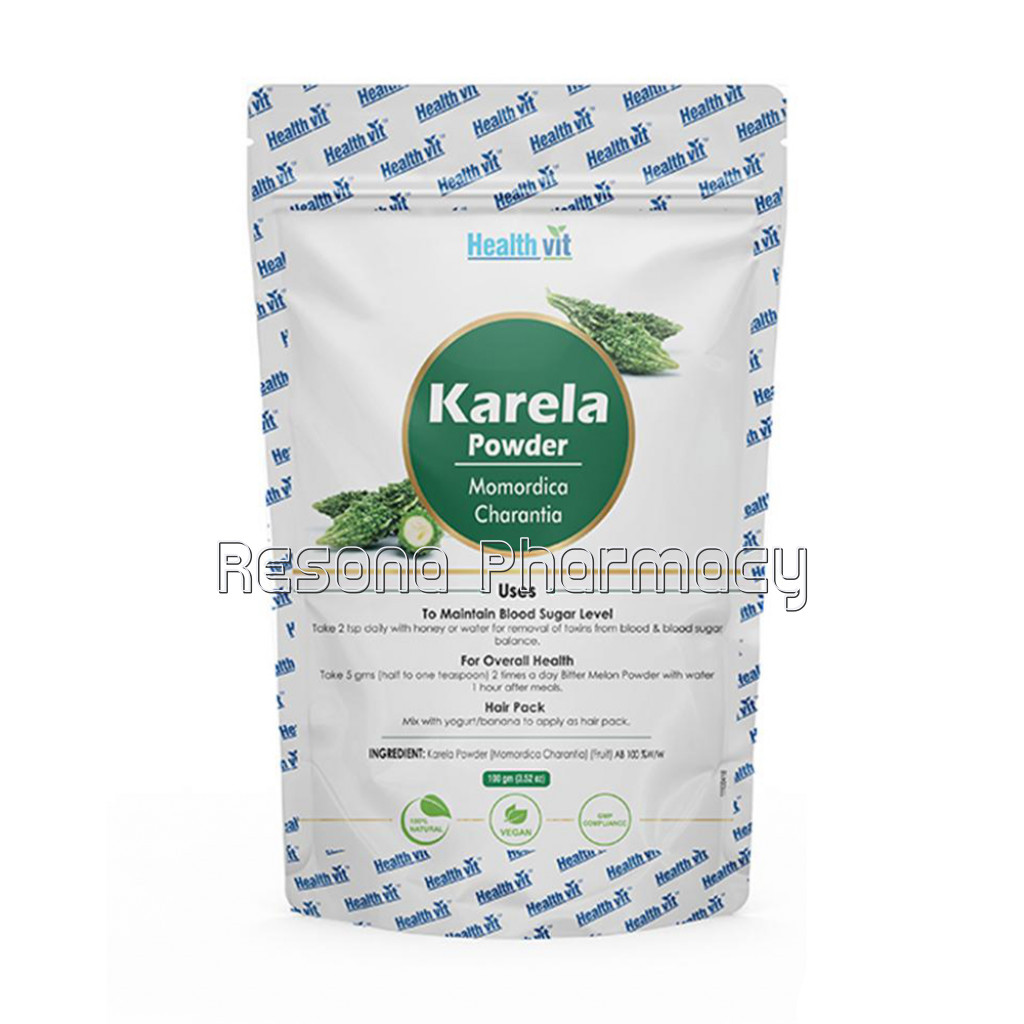 Healthvit NaturalKarela (Momordicacharantia) Powder 100G